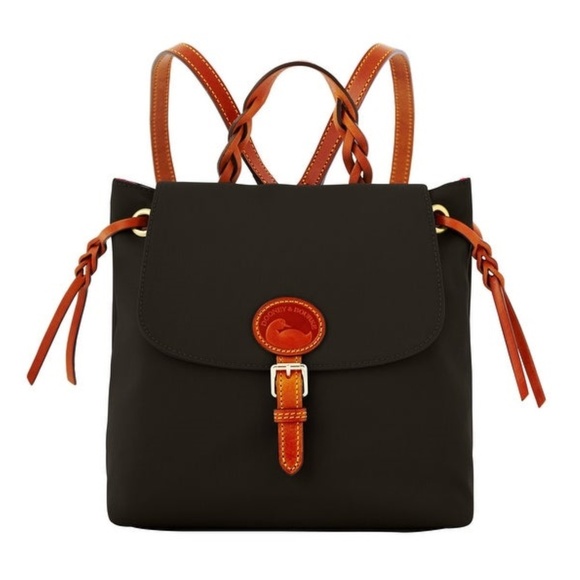 Dooney Bourke Black Nylon Backpack